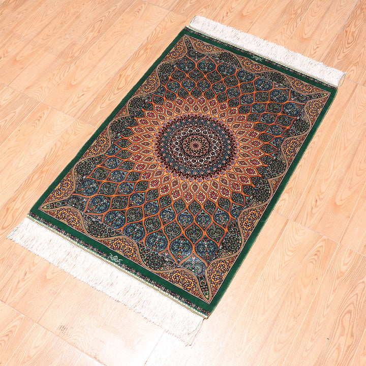 ラティーフカーペット（モダール）LATIF　90×60cm（S-70164）