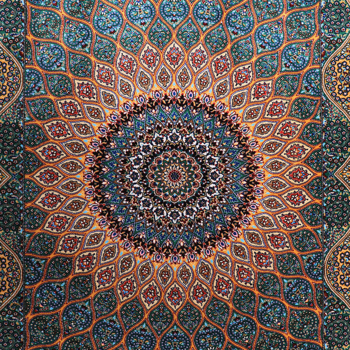 ラティーフカーペット（モダール）LATIF　90×60cm（S-70164）
