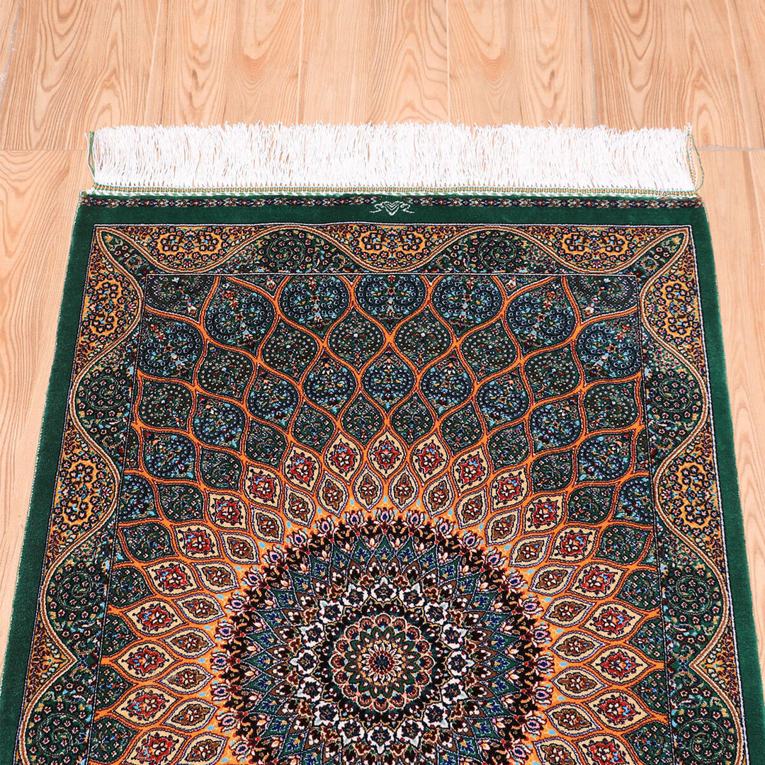 ラティーフカーペット（モダール）LATIF　90×60cm（S-70164）