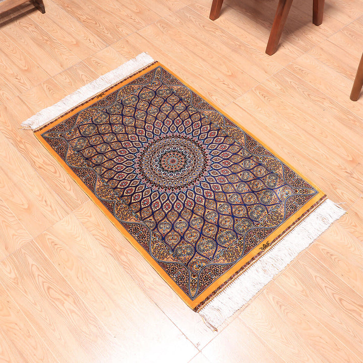 ラティーフカーペット（モダール）LATIF　90×60cm（S-70165）
