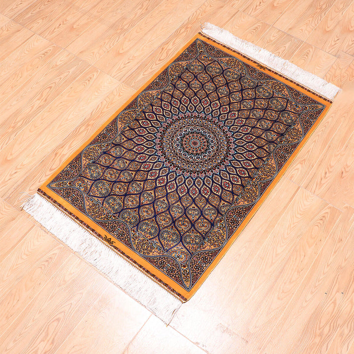 ラティーフカーペット（モダール）LATIF　90×60cm（S-70165）