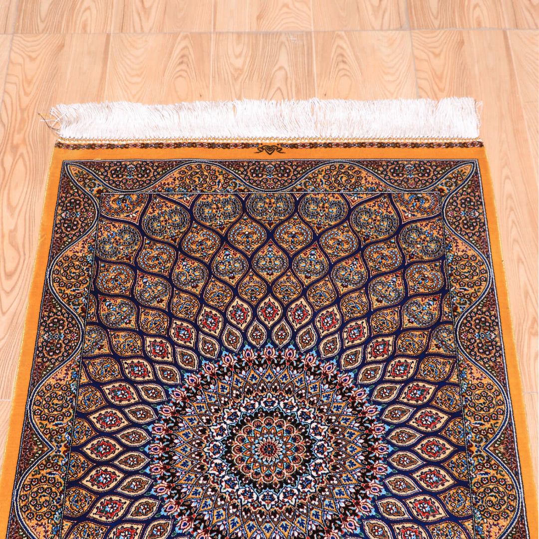 ラティーフカーペット（モダール）LATIF　90×60cm（S-70165）