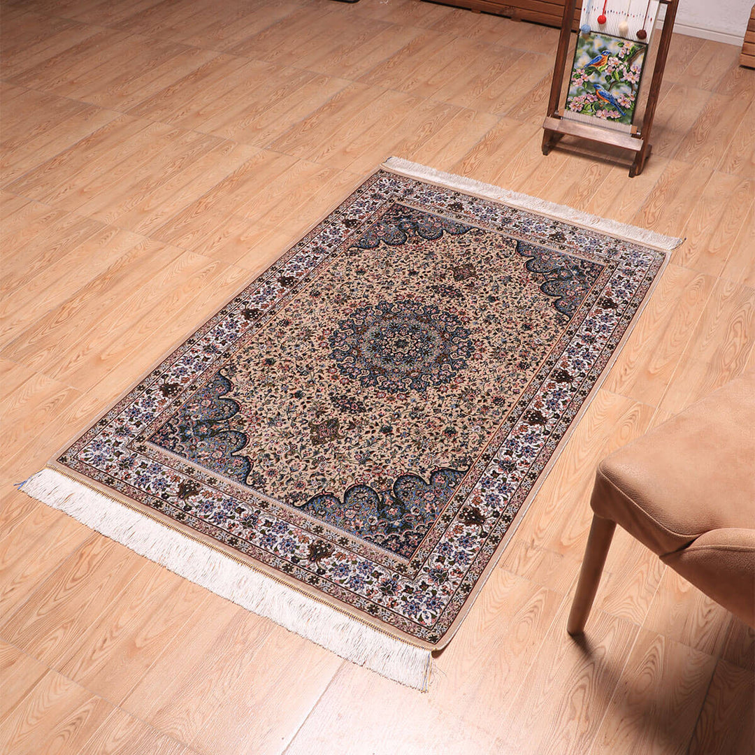 ラティーフカーペット（モダール）LATIF　150×100cm（S-70167）