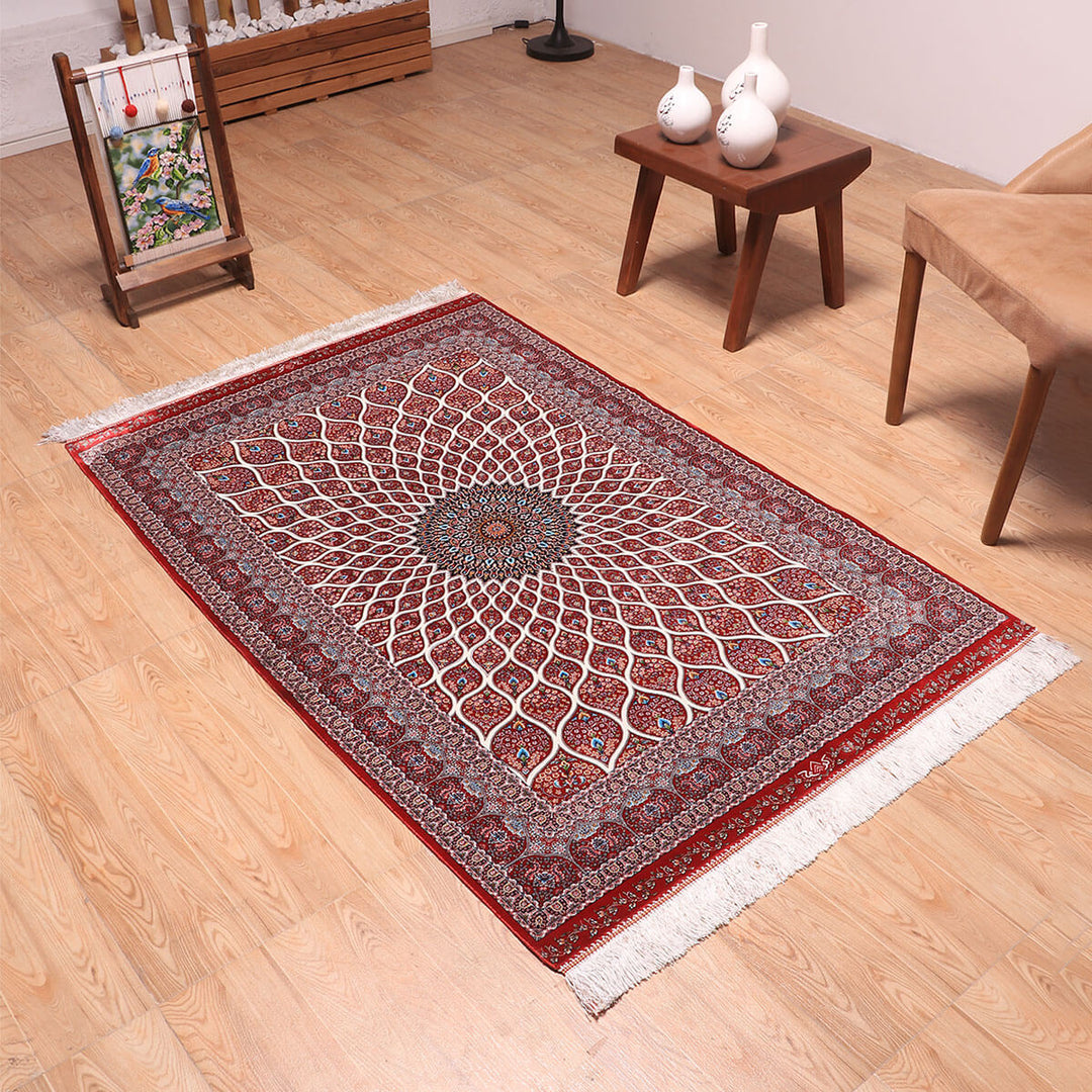 ラティーフカーペット（モダール）LATIF　150×100cm（S-70168）