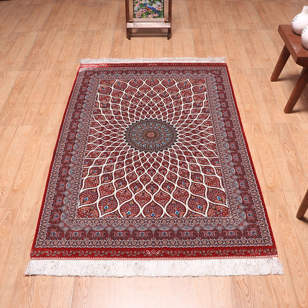 ラティーフカーペット（モダール）LATIF　150×100cm（S-70168）