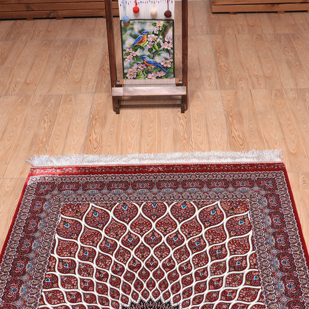 ラティーフカーペット（モダール）LATIF　150×100cm（S-70168）