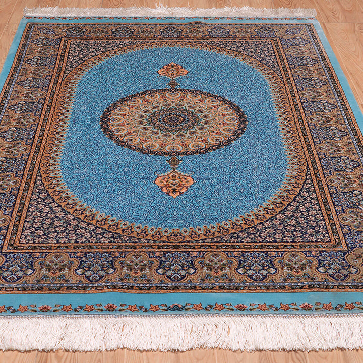 ラティーフカーペット（モダール）LATIF　150×100cm（S-70176）