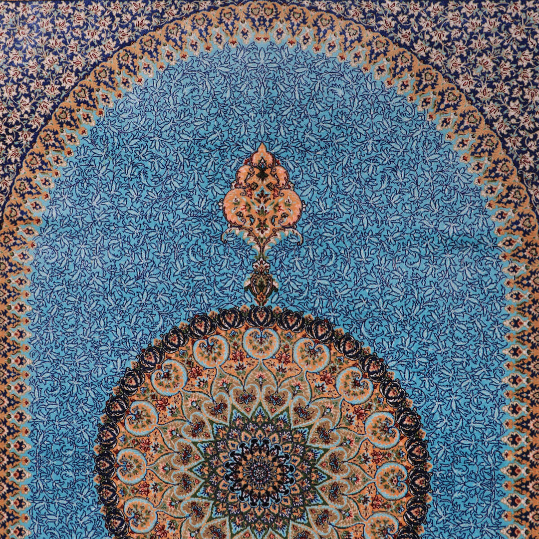 ラティーフカーペット（モダール）LATIF　150×100cm（S-70176）