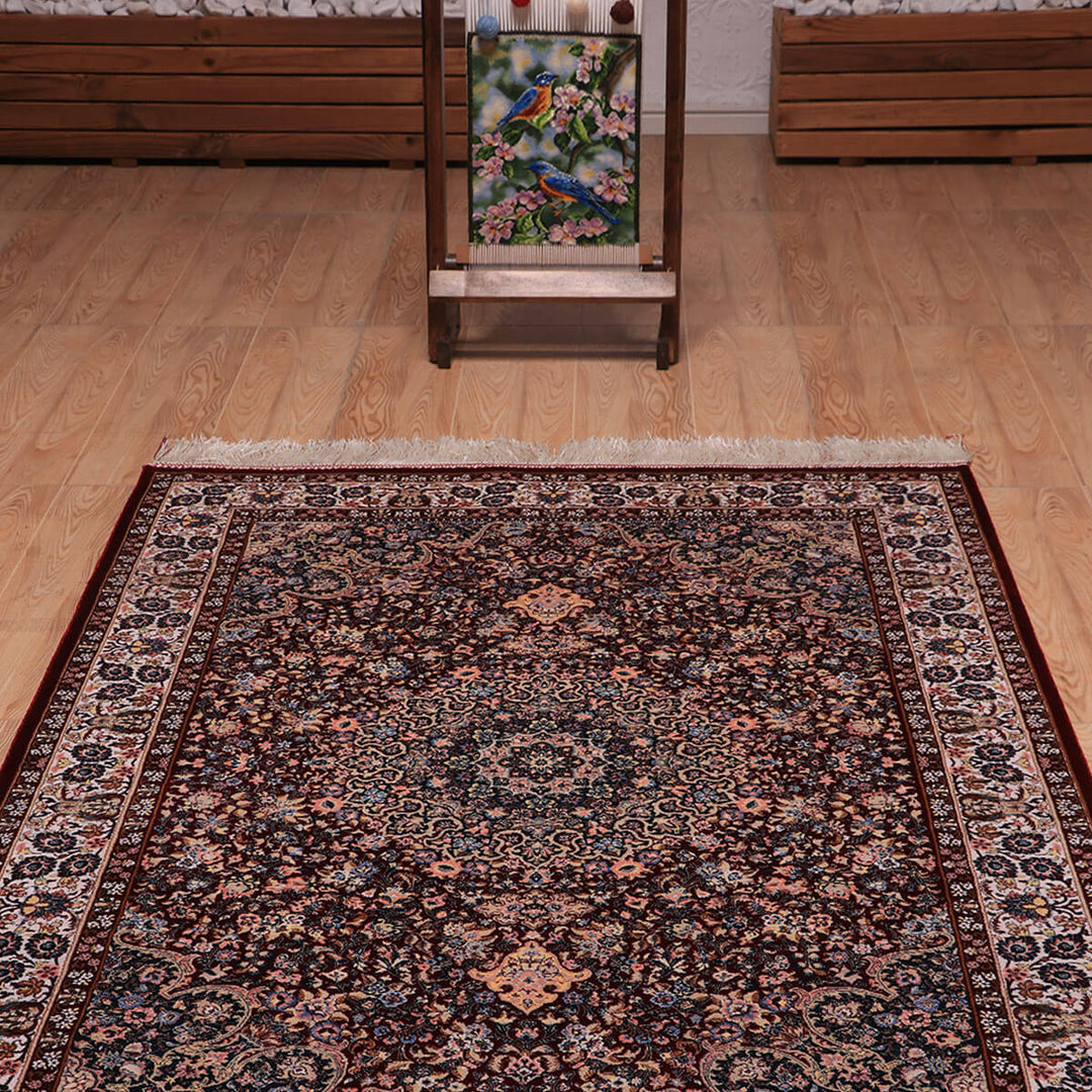 ラティーフカーペット（モダール）LATIF　150×100cm（S-70177）