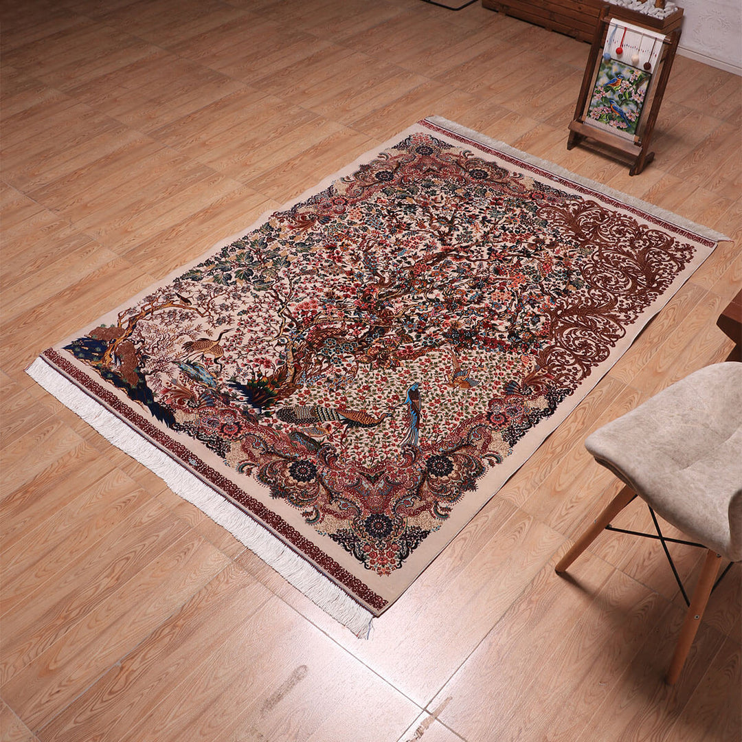 ラティーフカーペット（モダール）LATIF　194×136cm（S-70179）
