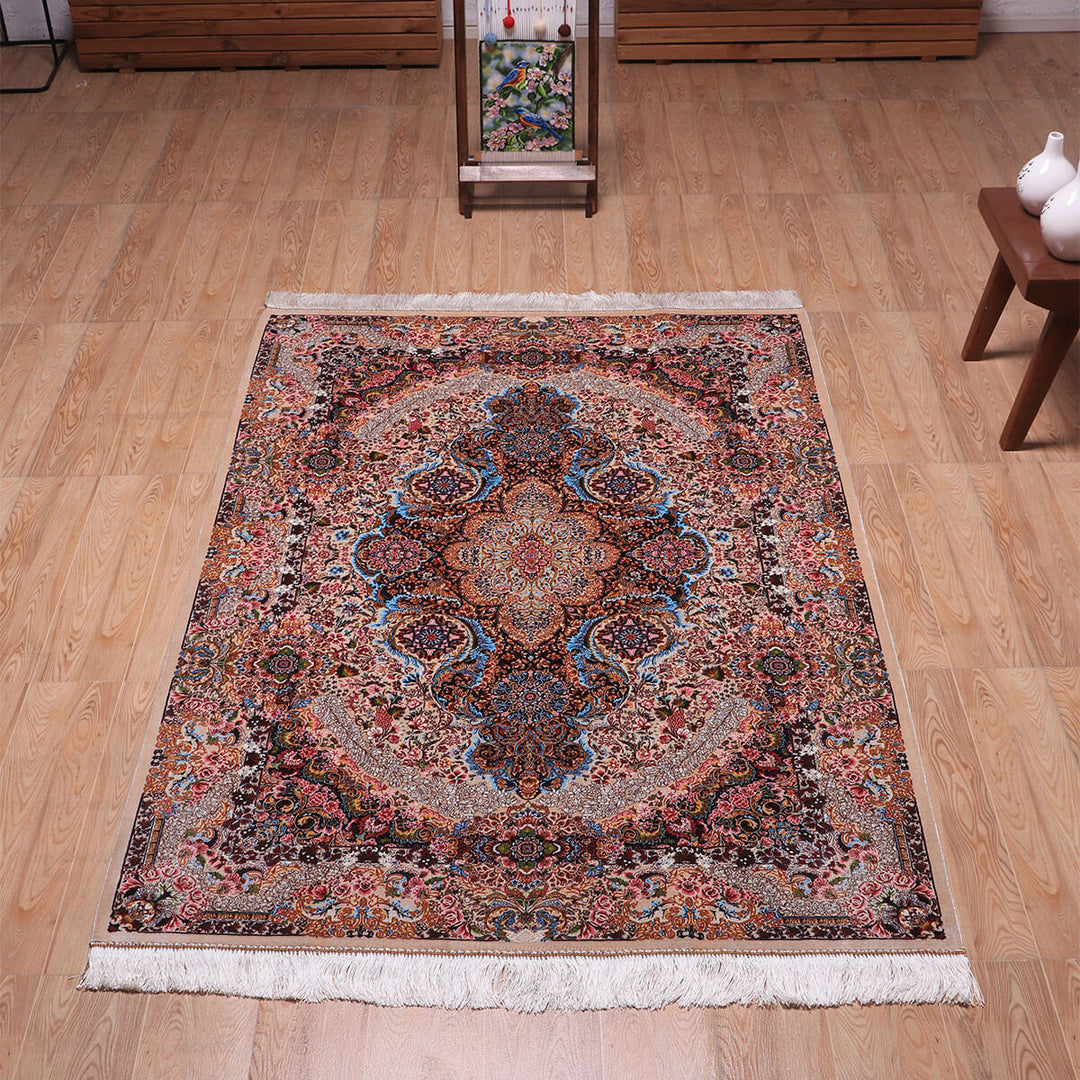 ラティーフカーペット（モダール）LATIF　177×120cm（S-70182）