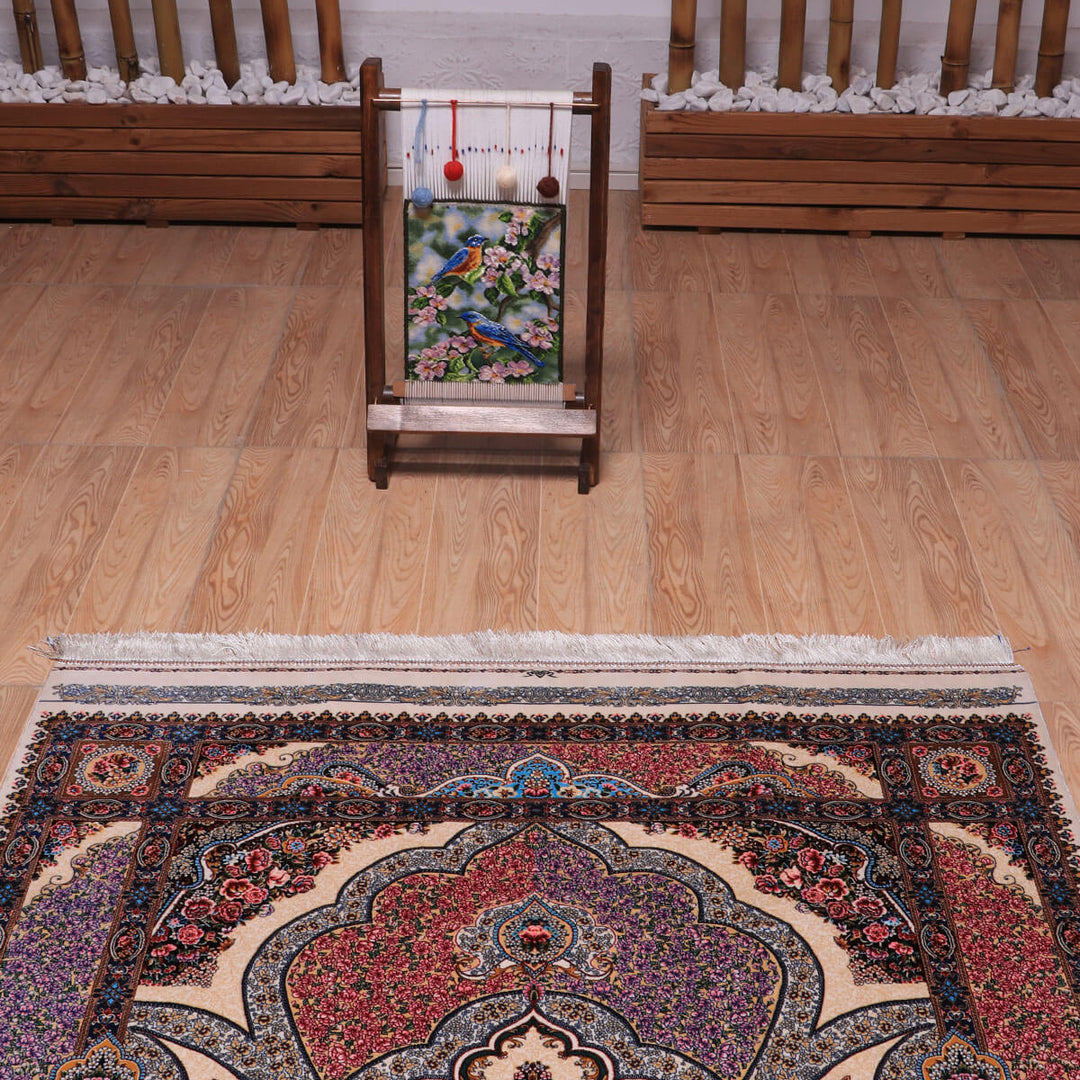 ラティーフカーペット（モダール）LATIF　179×120cm（S-70184）