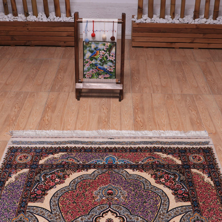 ラティーフカーペット（モダール）LATIF　179×120cm（S-70184）
