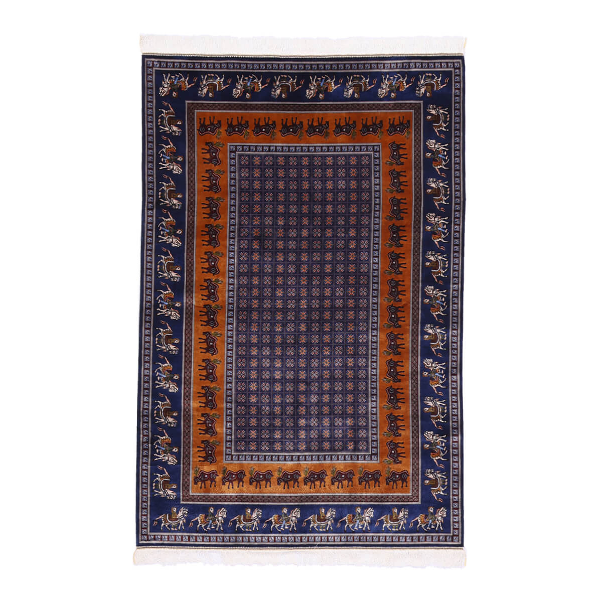 ペルシャ絨毯 ギャッベ cob100手織り 未使用品 在庫一掃セール　90x55 fit=scale-down,w=1200