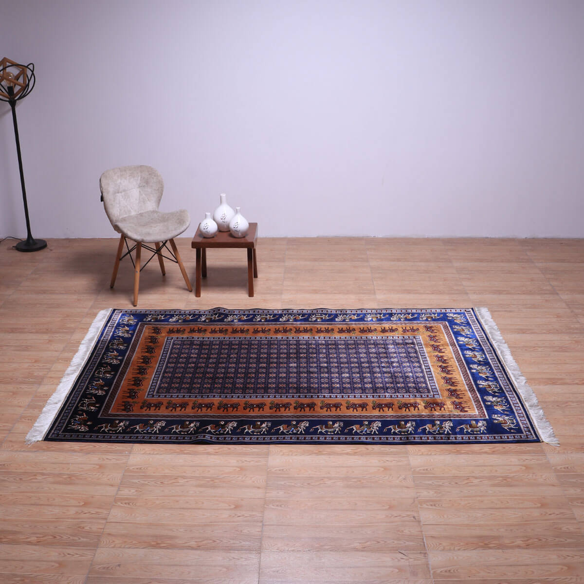 ペルシャ絨毯　ギャッベ　新品　92x62cm Persia Gabbeh モールシルク絨毯 60cmx90cm g14 - ペルシャ絨毯の商品一覧