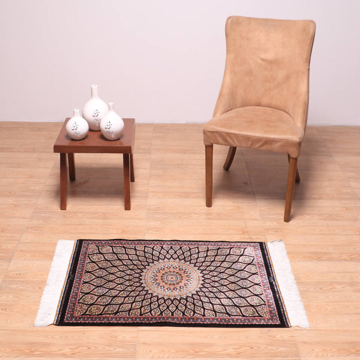ラティーフカーペット（モダール）LATIF　90×60cm（S-70205）