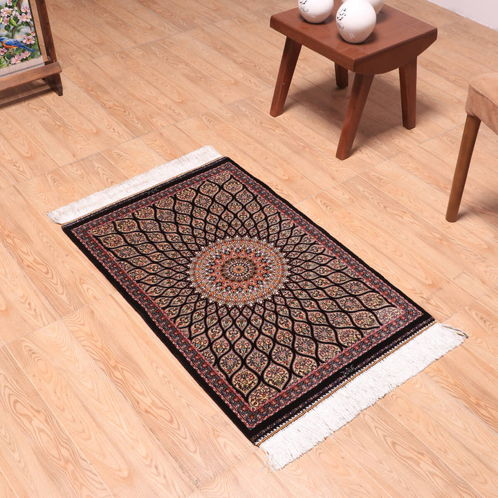 ラティーフカーペット（モダール）LATIF　90×60cm（S-70205）