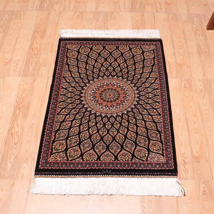 ラティーフカーペット（モダール）LATIF　90×60cm（S-70205）