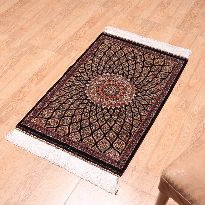 ラティーフカーペット（モダール）LATIF　90×60cm（S-70205）
