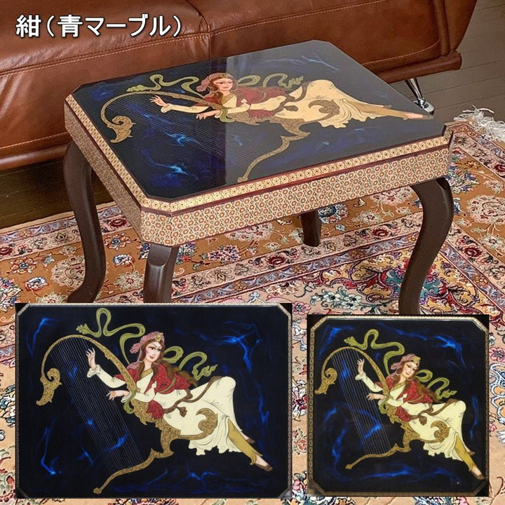 ペルシャ伝統工芸ハンドメイドのサイドテーブルセット