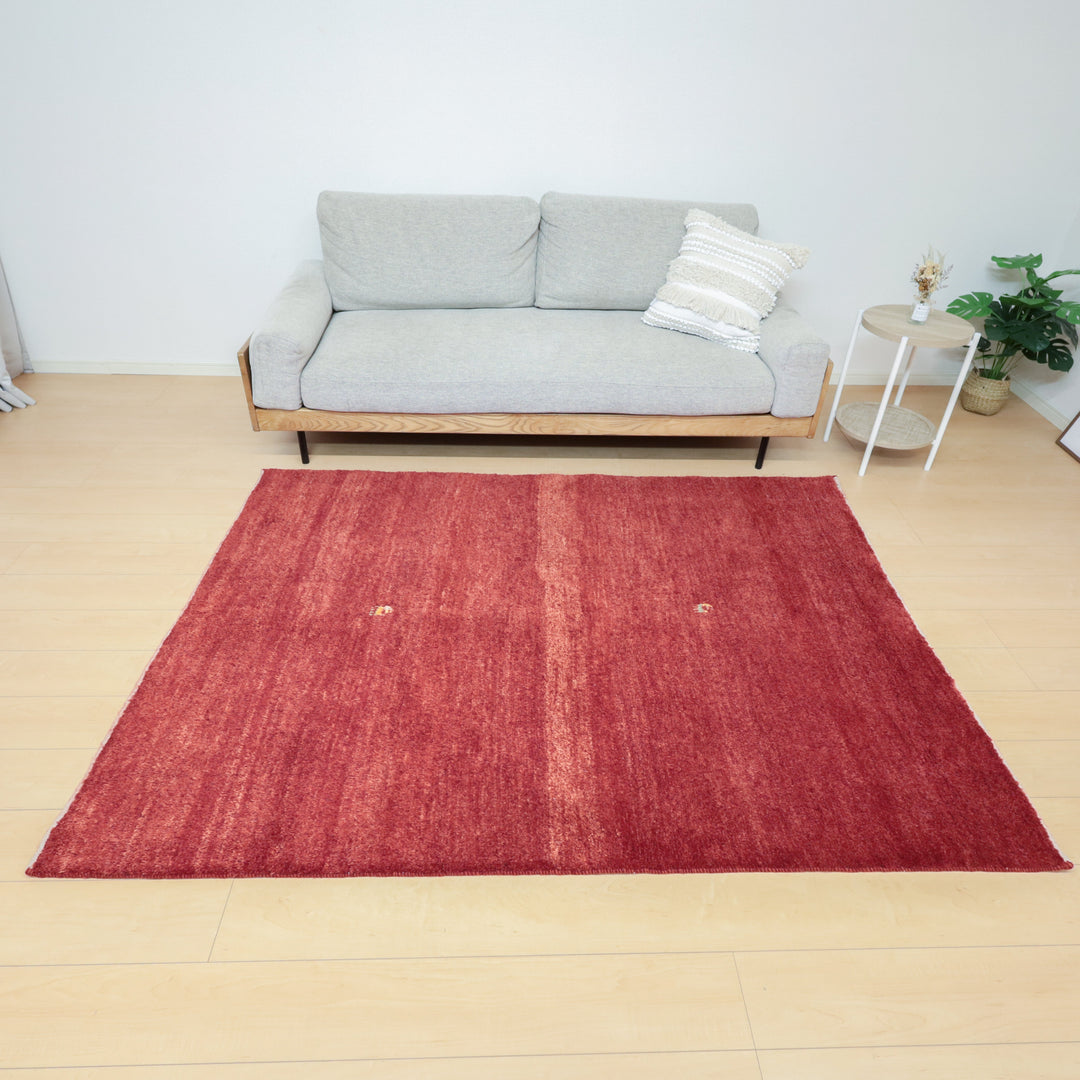 【セミオーダー受付中】  サイズ変更OK　カラー変更OK イラン　シラーズ産　ギャッベ 　（zl-258）