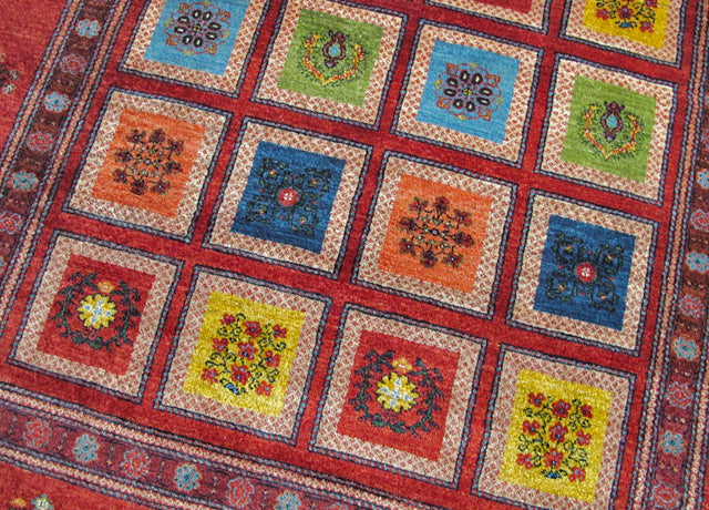 ゾランヴァリ,ギャッベ,ルリバフ,210×155cm｜ペルシャ手織りラグ