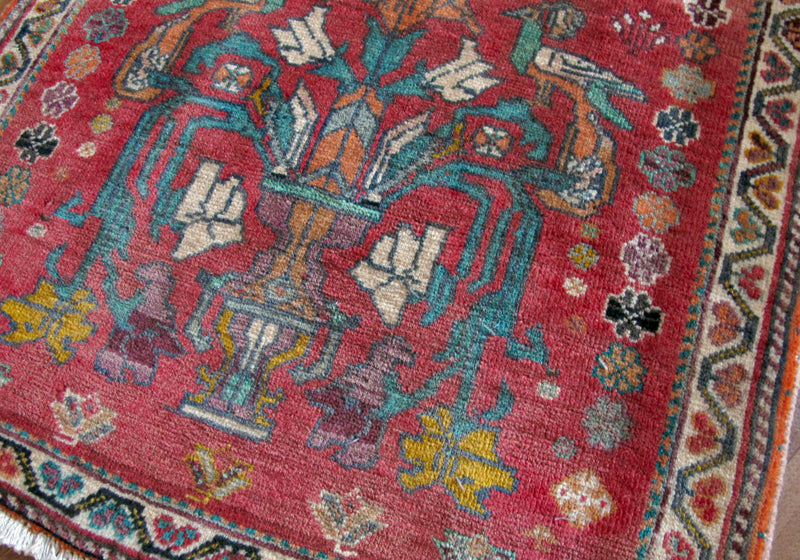 ゾランヴァリ　ギャッベ（ラグサイズ）・アマレ　1．17×0．8ｍ ゾランヴァリ ギャッベ（ラグサイズ）・アマレ 1．17×0．8m - メルカリ