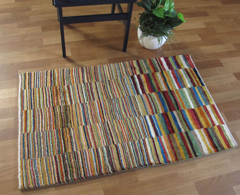 ギャッベ,ラグ,115×73cm,アマレ,ゾランヴァリ,手織り,マルチ