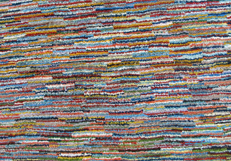ギャッベ,ラグ,120×78cm,アマレ,ゾランヴァリ,手織り,マルチカラー