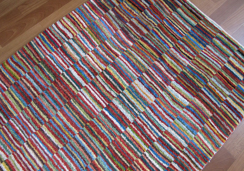 ギャッベ,ラグ,アマレ,120×87cm,ゾランヴァリ,手織り,ウール絨毯