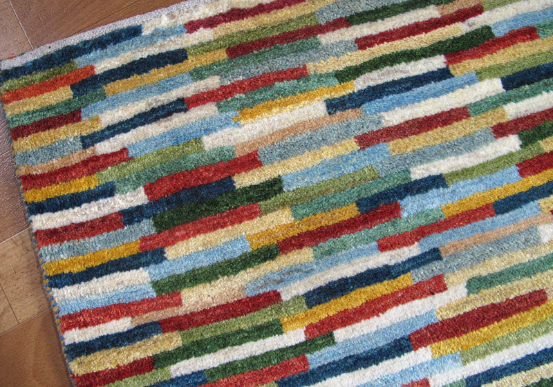 ギャッベ,ラグ,アマレ,118×76cm,ゾランヴァリ,手織り,ウール絨毯