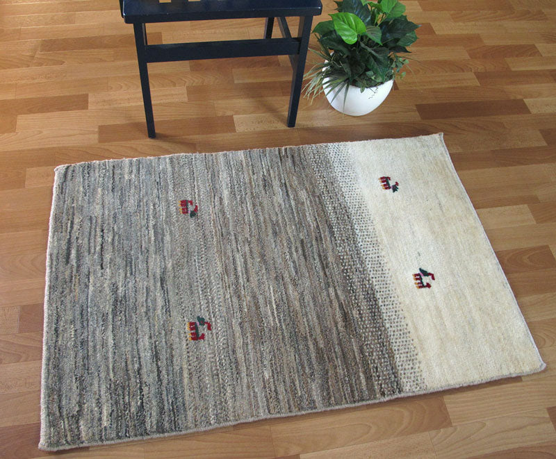 ギャッベ,ラグ,シェカルー,116×76cm,ゾランヴァリ,手織り,ウール絨毯