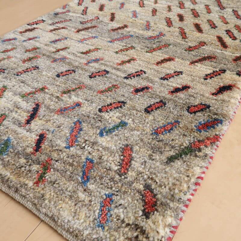 ギャッベ／カシュクリ  91×62cm（ZSS-10793）ゾランヴァリ