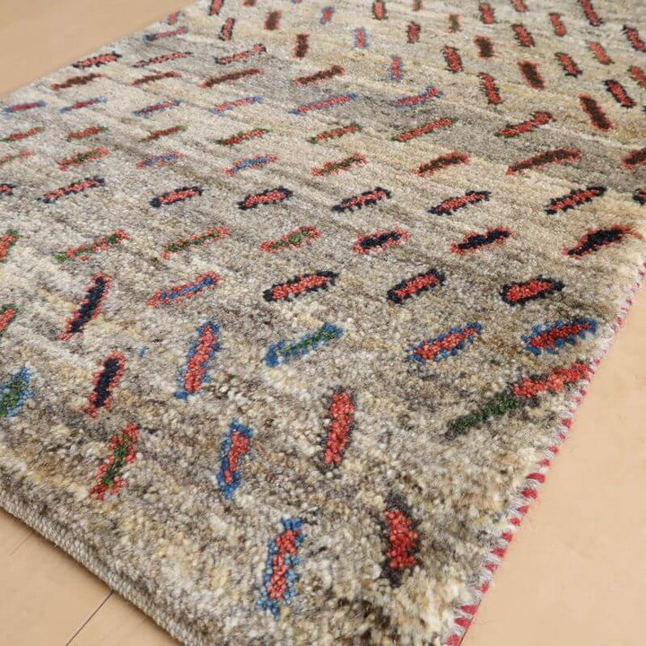 ギャッベ／カシュクリ  91×62cm（ZSS-10793）ゾランヴァリ
