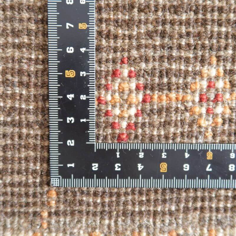 ギャッベ,ラグ,カシュクリ,89×65cm,ゾランヴァリ,手織り,ウール絨毯