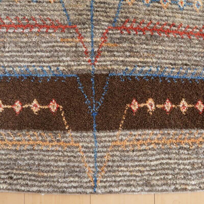 ギャッベ,ラグ,カシュクリ,89×65cm,ゾランヴァリ,手織り,ウール