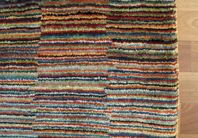 ゾランヴァリ,ギャッベ,アマレ,90×60cm｜手織りウールミニラグ