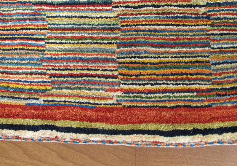ゾランヴァリ,ギャッベ,アマレ,90×60cm｜手織りウールミニラグ