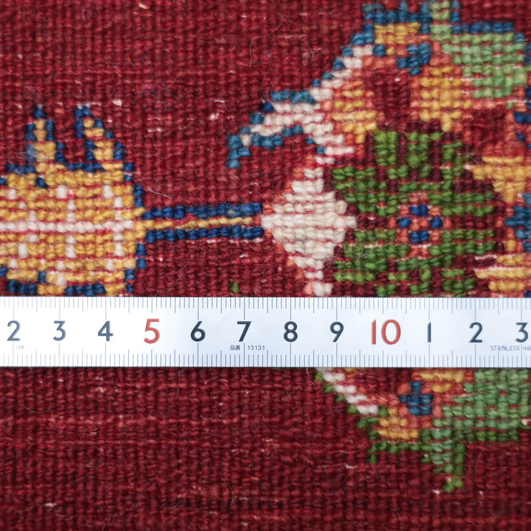 ゾランヴァリ・ギャッベ／ルリバフ 286×218cm（ZX-1422）裏面のノット数