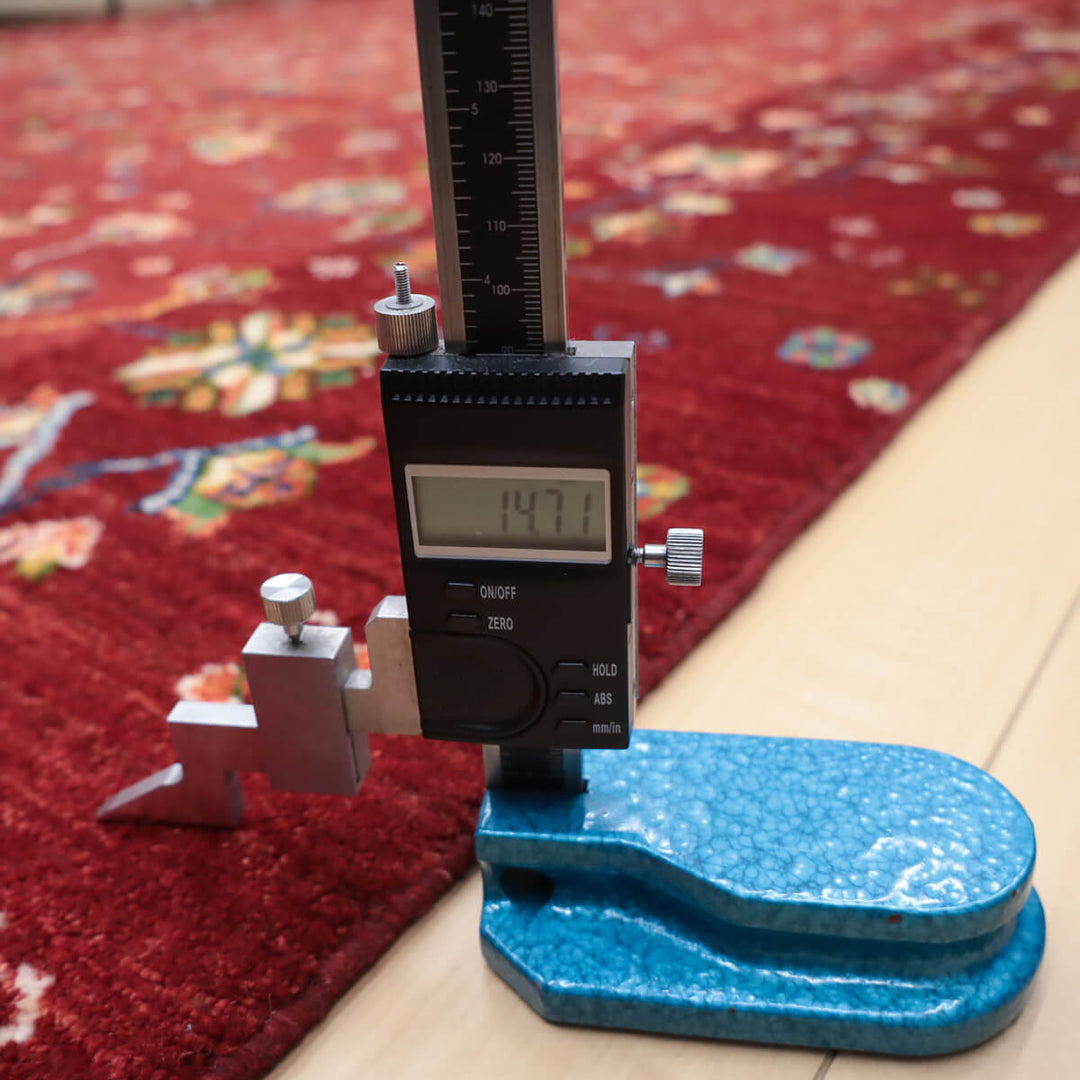 ゾランヴァリ・ギャッベ／ルリバフ 286×218cm（ZX-1422）厚みのカット