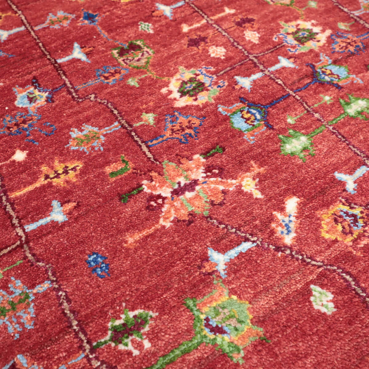 ゾランヴァリ・ギャッベ／ルリバフ 286×218cm（ZX-1422）｜高密度