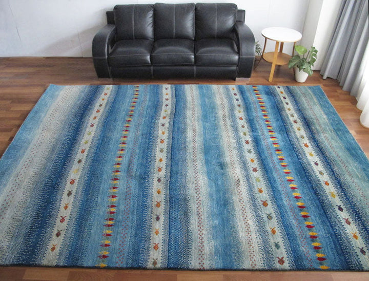 【セミオーダー受付中】  サイズ変更OK　カラー変更OK イラン　シラーズ産　ギャッベ 　（zx-1507）