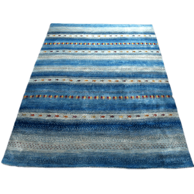 【セミオーダー受付中】  サイズ変更OK　カラー変更OK イラン　シラーズ産　ギャッベ 　（zx-1507）