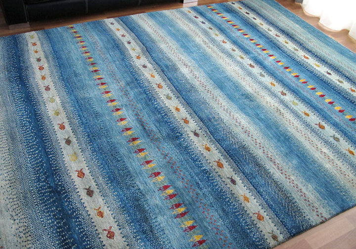 【セミオーダー受付中】  サイズ変更OK　カラー変更OK イラン　シラーズ産　ギャッベ 　（zx-1507）