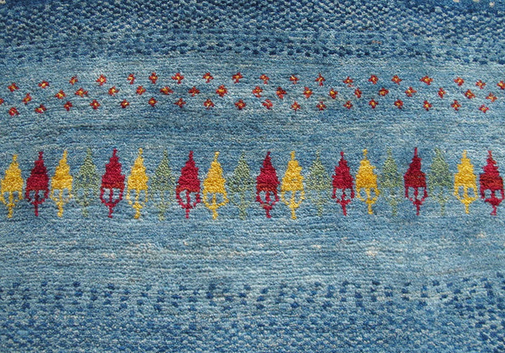 【セミオーダー受付中】  サイズ変更OK　カラー変更OK イラン　シラーズ産　ギャッベ 　（zx-1507）