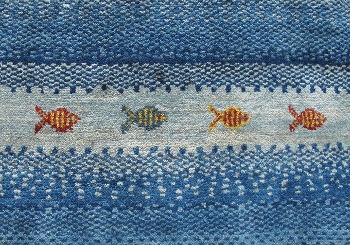 【セミオーダー受付中】  サイズ変更OK　カラー変更OK イラン　シラーズ産　ギャッベ 　（zx-1507）